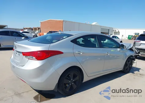 2013 Hyundai Elantra Gls from USA, damaged, VIN KMHDH4AEXDU921969